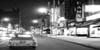 7th and Market Streets at night looking north in Wilmington Delaware 1960s