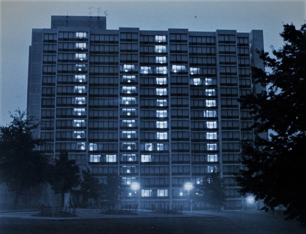 Christiana Towers at UD in Newark DE on August 23 1982