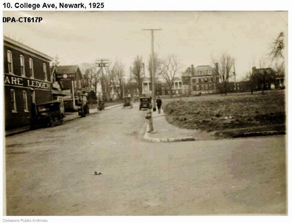 COLLEGE AVENUE IN NEWARK DE 1925