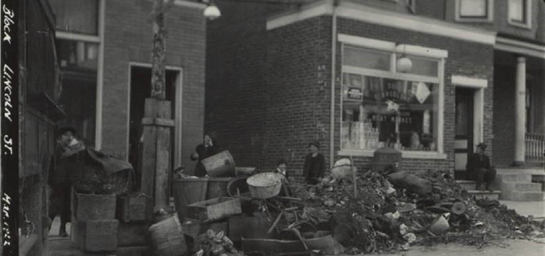 Clean up Campaign in Wilmington Delaware 500 Block Lincoln Street March 1922