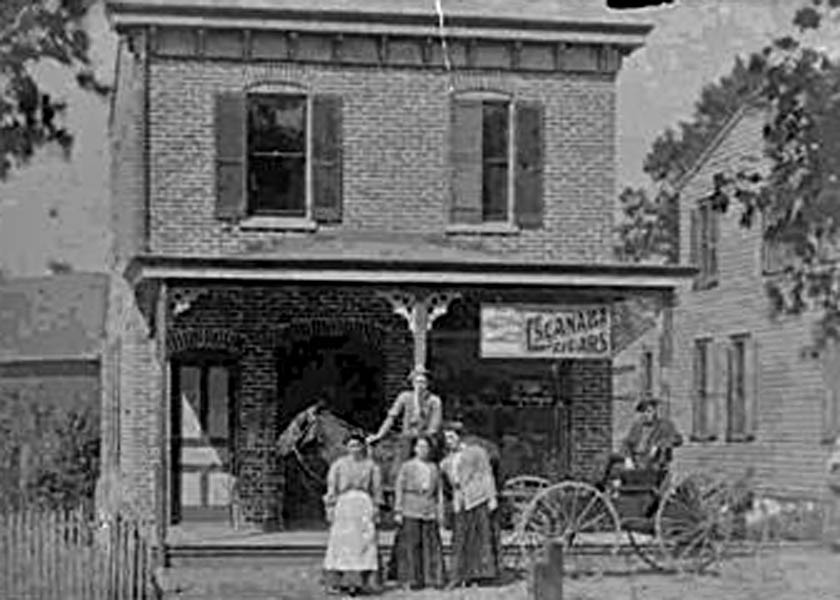 Copes General Store Old Capitol Trail and Newport Road DE circa early 1900s