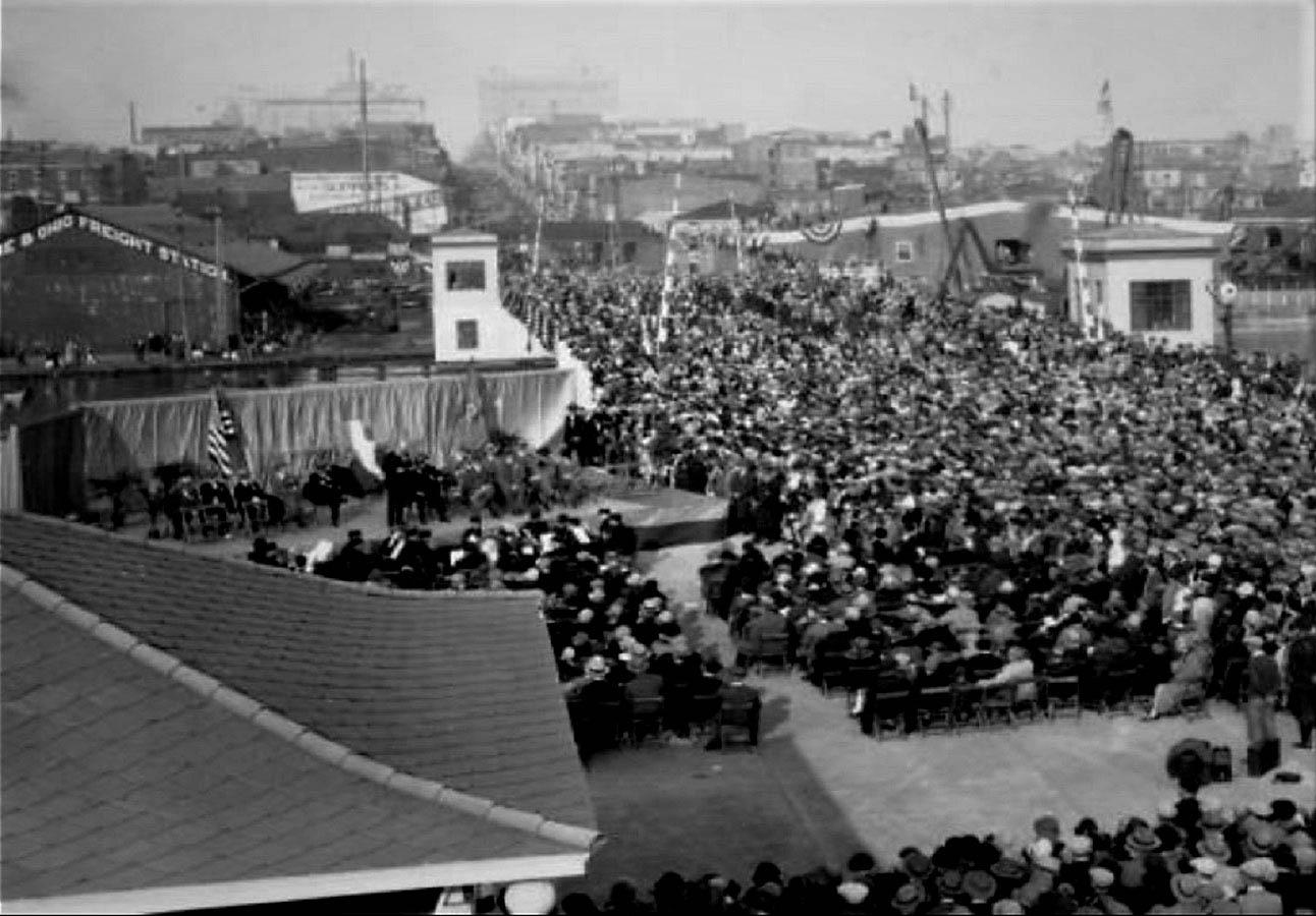 Dedication of the new South Market Street Bridge in Wilmington DE on 11-11-1927