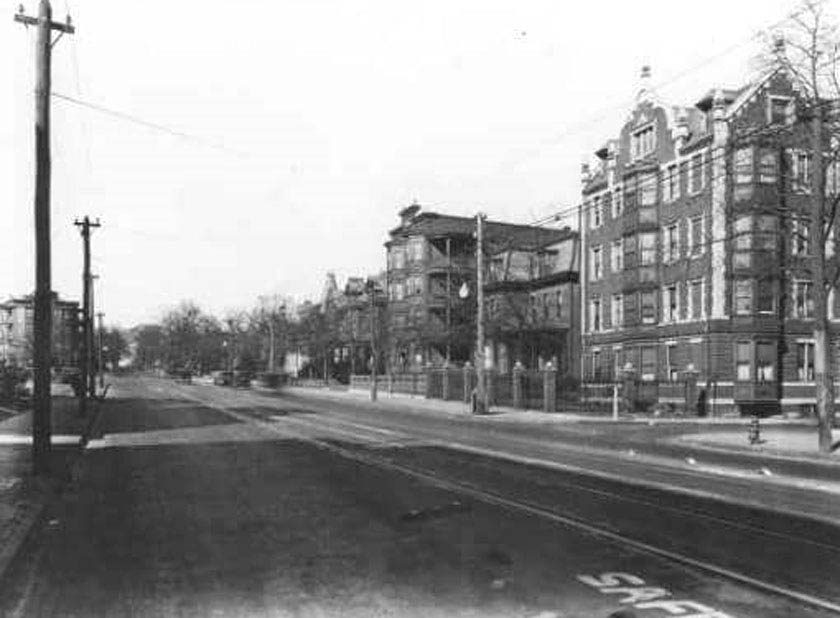 Delaware Ave and Jackson St Wilmington DE 1930