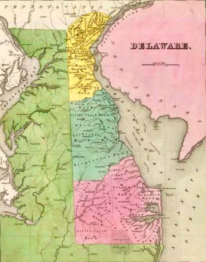 Delaware map 1841