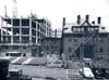 Delaware Hospital oldest building next to newer building in Wilmington DE Aug 03 1940