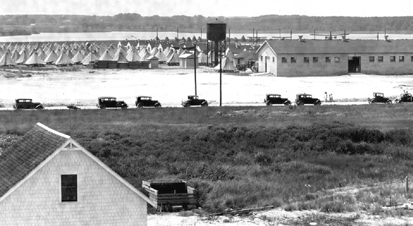 DELAWARE NATIONAL GUARD BASE IN BETHANY BEACH DE August 11TH 1935