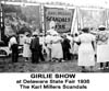 DELAWARE STATE FAIR GIRLIE SHOW IN 1935