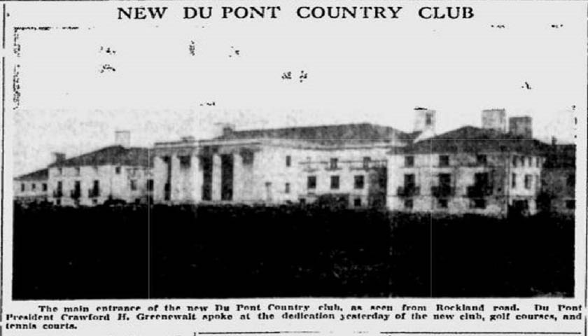 DuPont Country Club in Wilmington DE brand new in May 1949