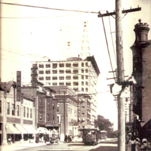 Dupont Building 10th Street toward Market Street Wilmington DE in 1910