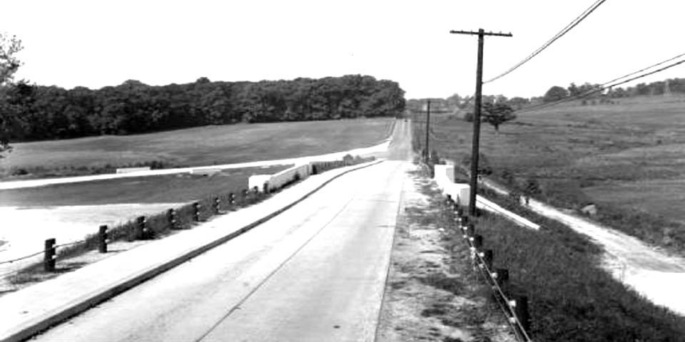 Edgemoor Road near Governor Printz Blvd overpass in Claymont DE 9-21-1935