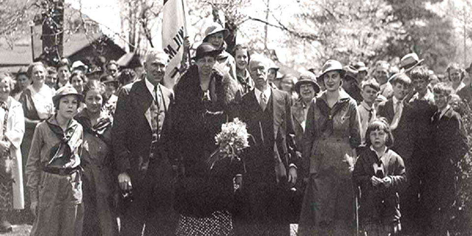 Eleanor Roosevelt Visits Arden Delaware in the Early 1930s