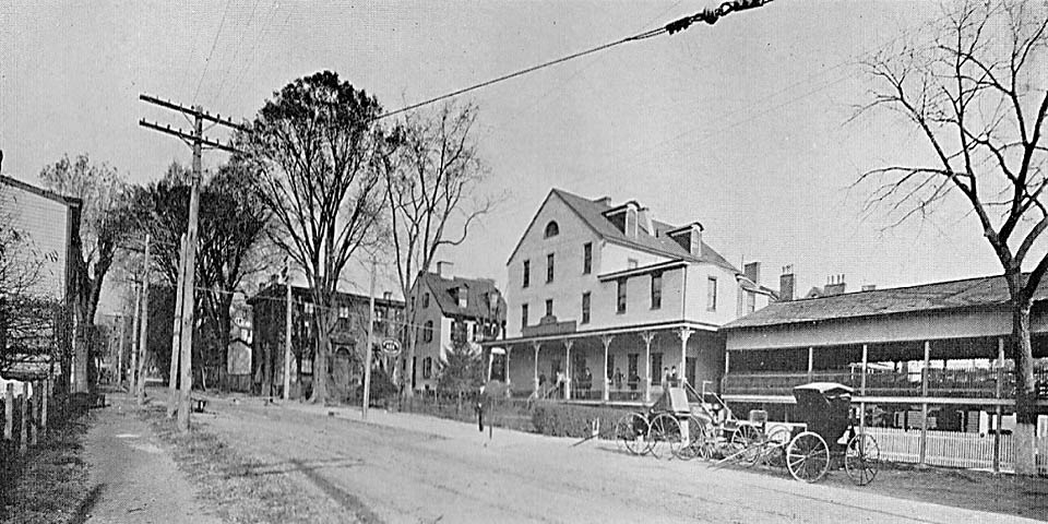 Fehls Hotel on the Corner of Delaware Street and The Strand in Old New Castle DE 1915