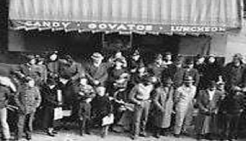 Govatos Candy Store on Market Street in Wilmington DE 1-6-1934