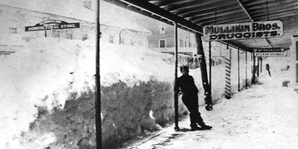Great Blizzard of 1888 in Wilmington Delaware March 13th 1888