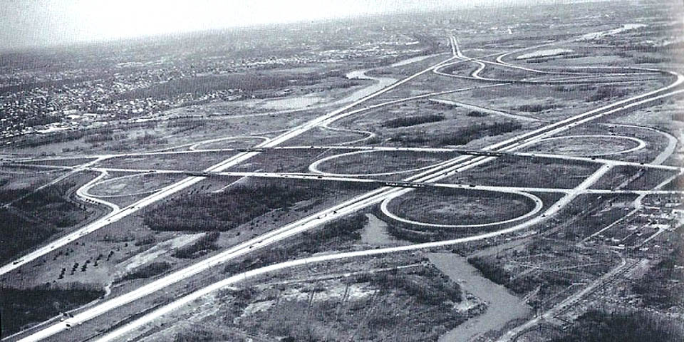 I-95 IN WILMINGTON DELAWARE BEING BUILT ROUTE 141 INTERCHANGE 1960s