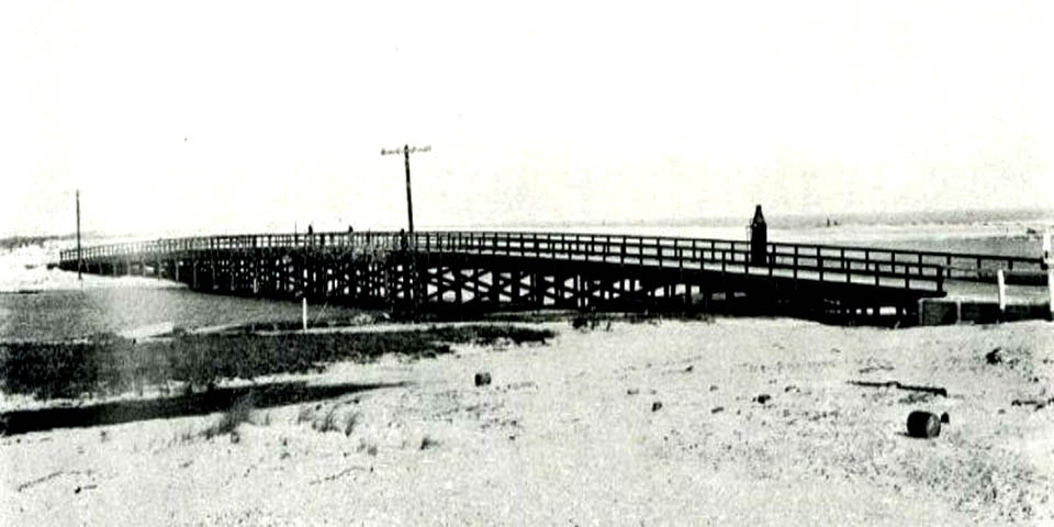 INDIAN RIVER INLET BRIDGE IN SOUTHERN DELAWARE 1933
