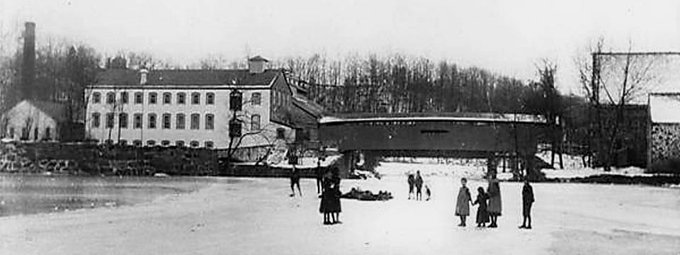 Ice skating at Rockland in Wilmington DE circa 1880