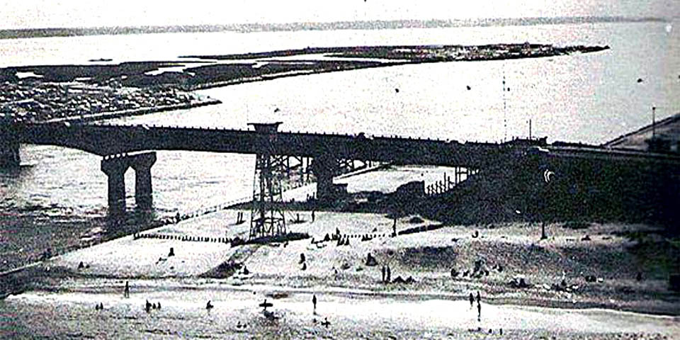 Indian River Inlet Bridge in Southern Delaware 1971