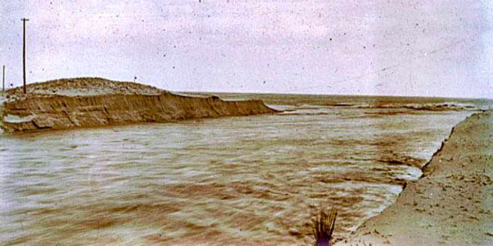 Indian River Inlet in southern Delaware 1929