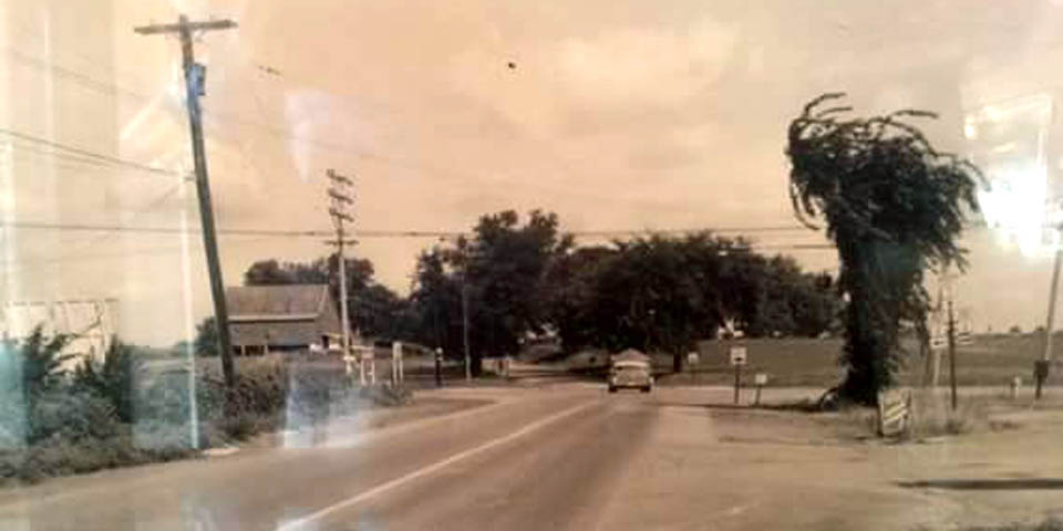 Intersection of Kirkwood hwy and Limestone Rd in Wilmington DE circa 1950s