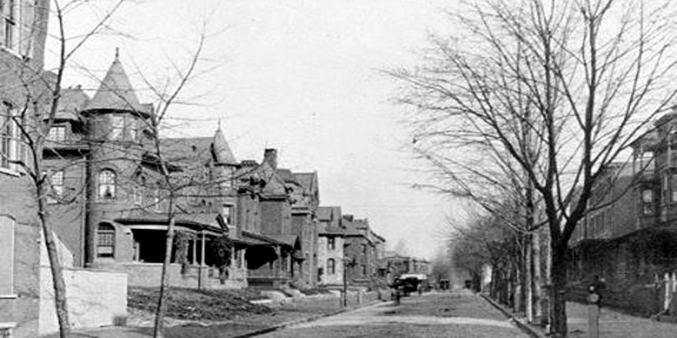 Jefferson Street from 9th Street in Wilmington Delaware early 1900s