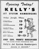 Kellys Hamburgers Menu in Edgemoor on the Govenor Printz Blvd Wilmington DE early 1960s