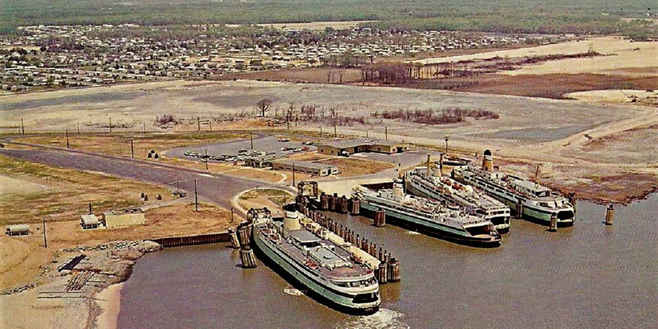 LEWES DELAWARE FERRY TERMINAL IN THE 1960s