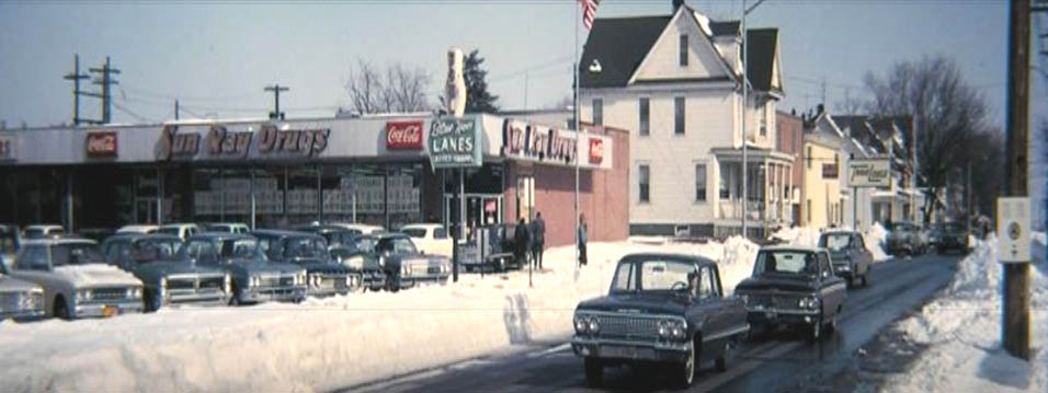 MAIN STREET IN FRONT OF THE NEWARK SHOPPING CTR IN NEWARK DELAWARE CIRCA EARLY 1960s