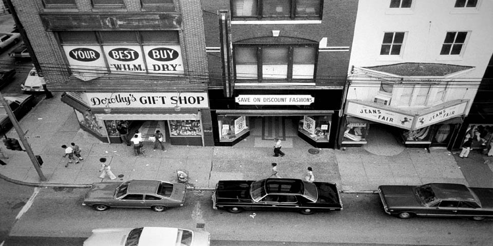 Market Street at 5th Street in Wilmington Delaware 1976
