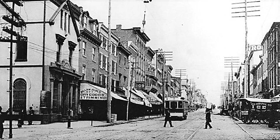 Market Street lower ned in Wilmington Delaware circa late 1800s