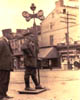 MARKET STREET POLICE OFFICER ON DUTY IN WILMINGTON DELAWARE 1920 - 1