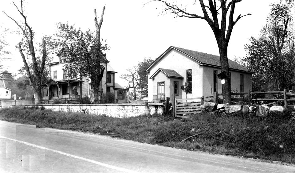 Mount Pleasant Meeting House and Parsonage in Bellevue State Park at 1009 Philadelphia Pike north of Wilmington Delaware 1929