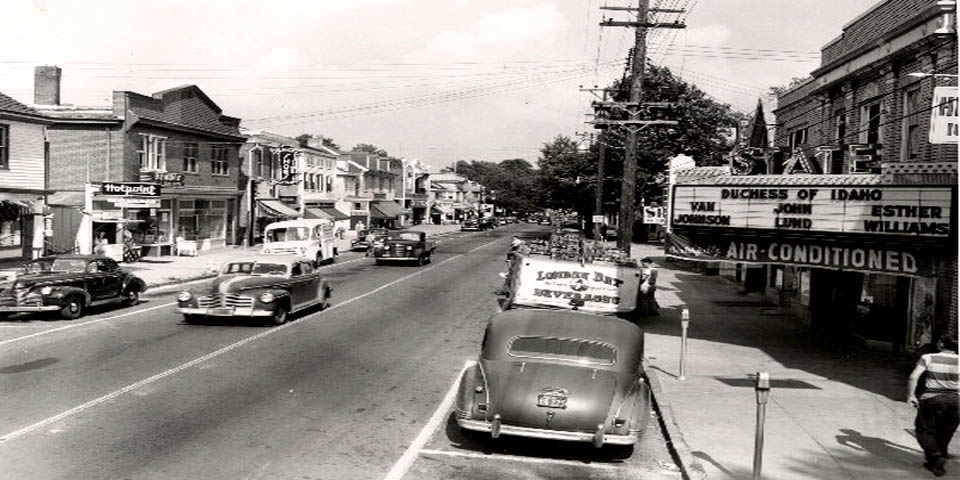 Newark Delaware Main Street in the 1950s