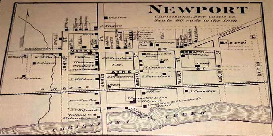 Newport Delaware reprint of the Delaware Atlas in 1868