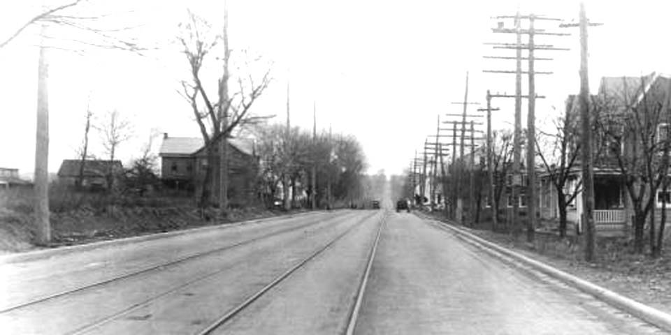 North Market Street under construction in Wilmington DE 1918 - B