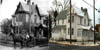 Northern Road and New Road intersection photos before and present in Elsmere Delaware circa 1880s-2017