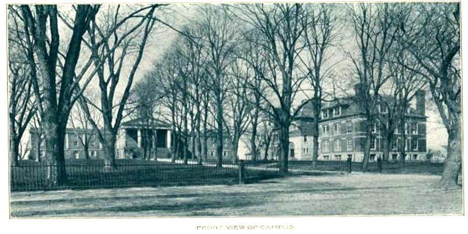 OLD COLLEGE CAMPUS AT UNIVERSITY OF DELAWARE IN 1899