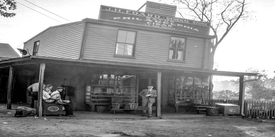 Old Capitol Trail Foard General Store in Marshalton Delaware early 1920s