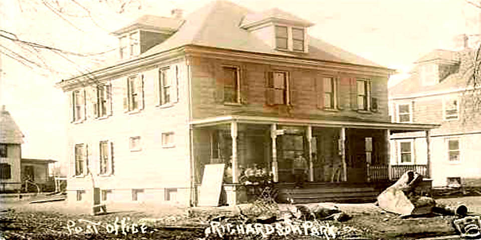 Original Richardson Park Delaware Post Office on Dupont Road between Norway and Belmont Avenue circa 1906