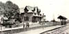 PBW Railway Station in Newark Delaware circa 1900 - 2