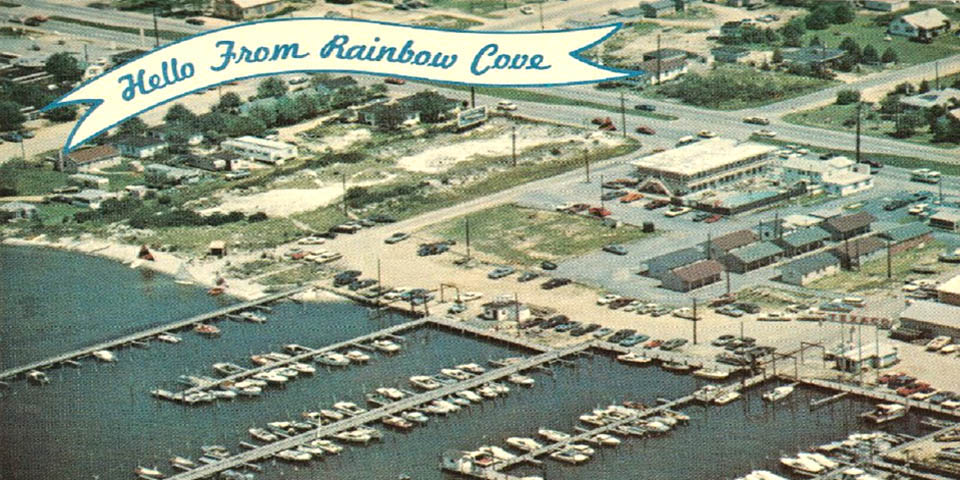 Rainbow Cove motel in Dewey Beach Delaware circa 1950s - 1