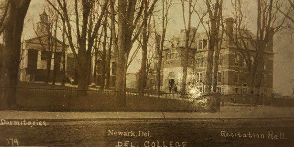 Recitation Hall on the Delaware College-UD-campus  in Newark Delaware 1909