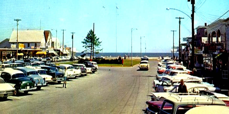 Rehoboth Avenue in Rehoboth Beach Delaware  1960