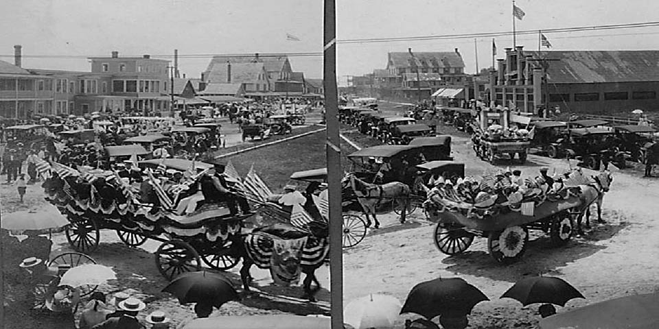 Rehoboth Beach Delaware 4th of July Parade in 1913