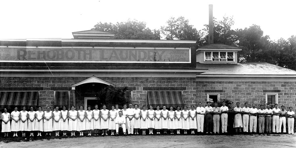 Rehoboth Laundry in Rehoboth Beach Delaware in 1936