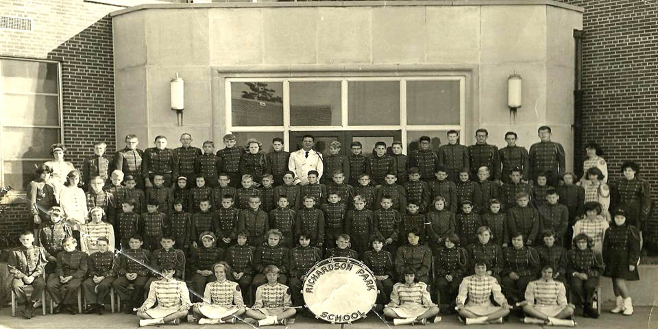 Richardson Park School Band photo in Delaware circa 1965