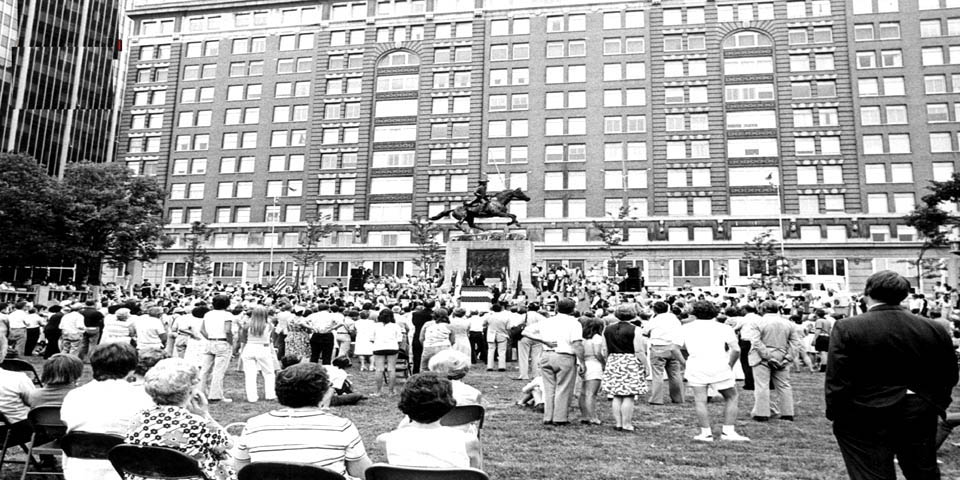 RODNEY SQUARE in Wilmington Delaware July 4th 1976