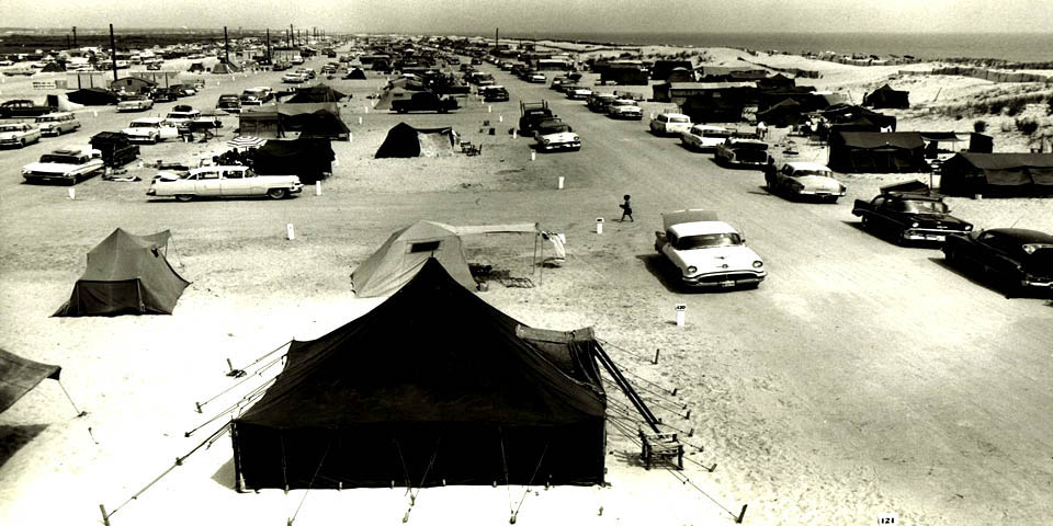 ROUTE 1  DELAWARE SEASHORE STATE PARK CAMPING GROUNDS SUMMER OF 1960