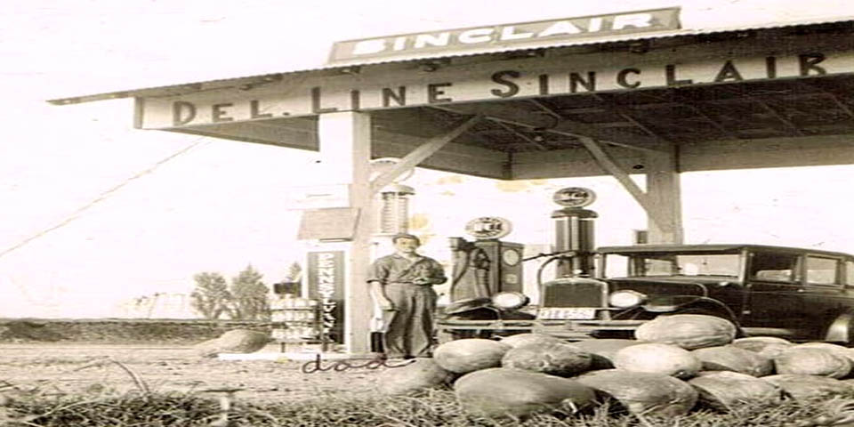 Sinclair Gas Station along Route 40 on the Delaware-Maryland Line in 1935 - 3