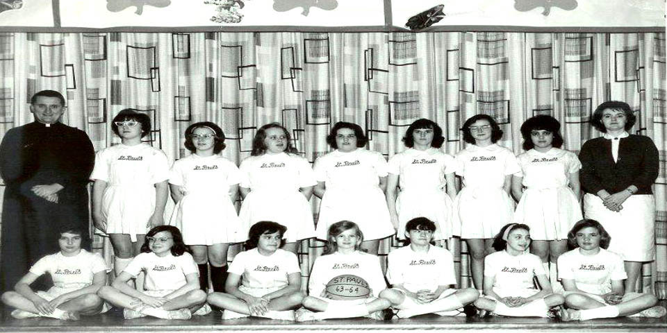 ST PAULS SCHOOL WIMINGTON DELAWARE BASKETBALL TEAM 1963-64